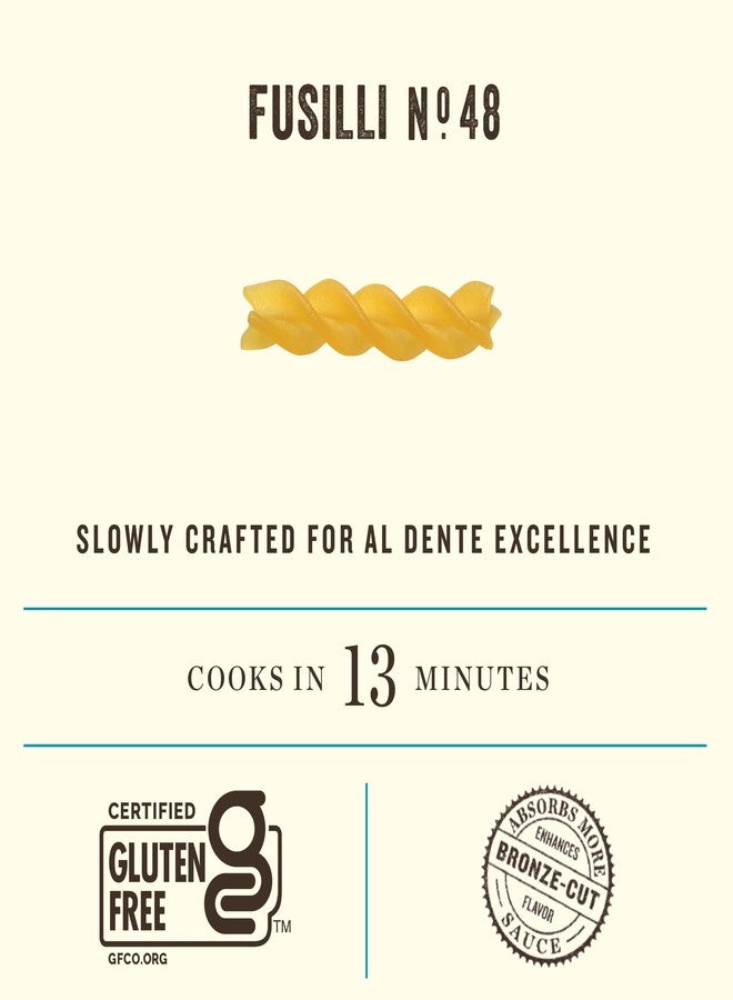 Rummo Gluten Free Fusilli N.48 - Gluten Free Fusilli Pasta Noodles, Made with Brown Rice & Corn, Pasta from Italy - 12 Ounce (Pack of 5) - Image 3